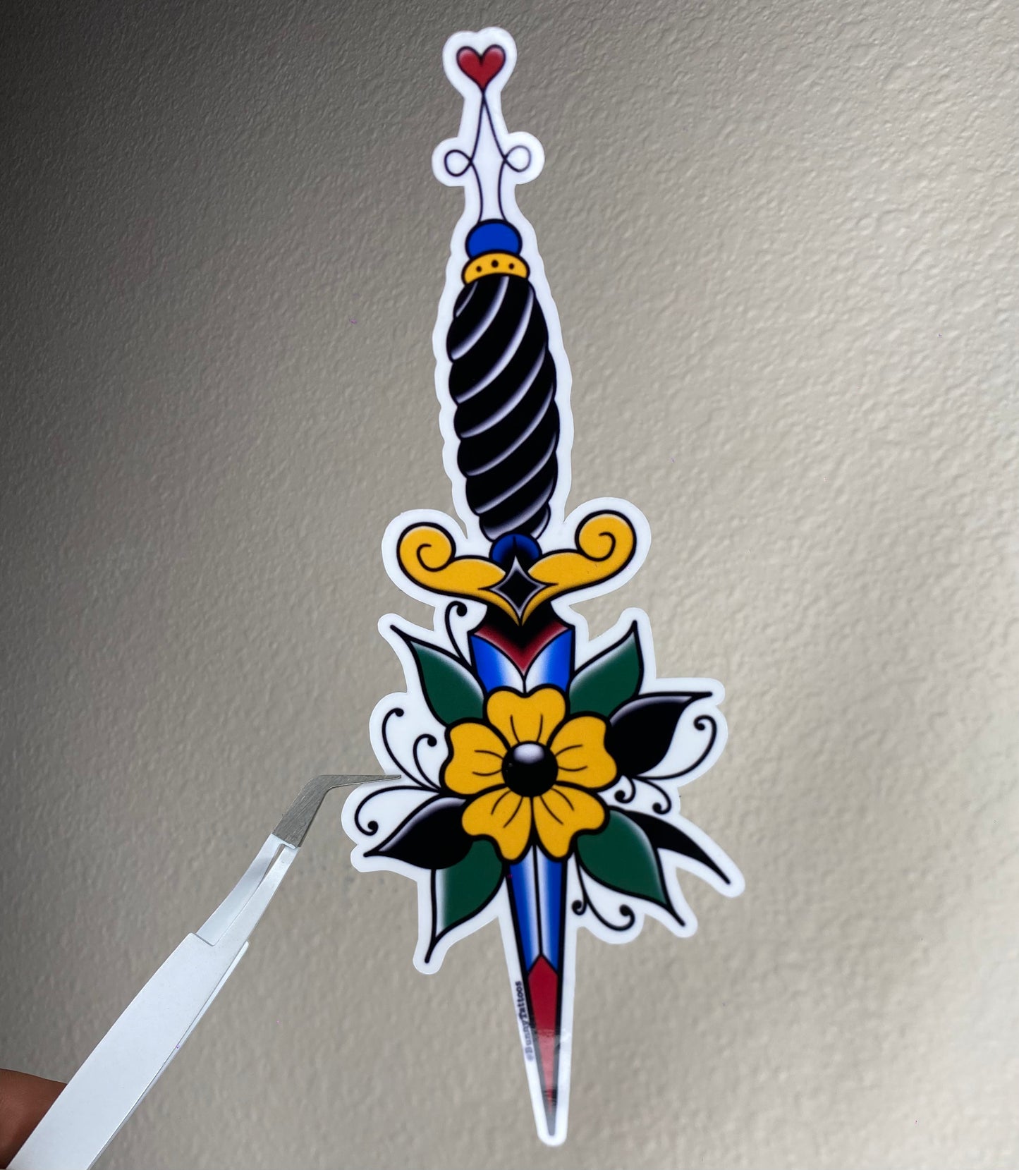 Traditional Dagger I Sticker