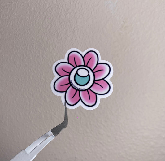 Pink Daisy Sticker